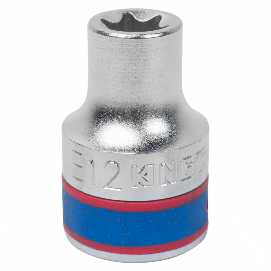 Головка торцевая TORX Е-стандарт 1/2", E12, L = 37 мм KING TONY 437512M